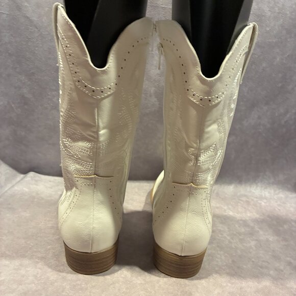 DREAM PAIRS Big Kid Cowboy Boots - Picture 5 of 11